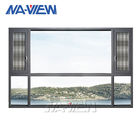 広東省NAVIEWの熱い販売法40のシリーズ アルミニウム開き窓の窓枠およびガラス サプライヤー