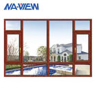 広東省NAVIEWの工場新しい設計合金のプロフィールのアルミニウム開き窓の窓 サプライヤー