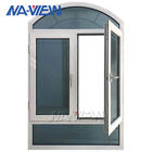 広東省NAVIEWの二重緩和されたガラスのアルミニウム開き窓Windows サプライヤー