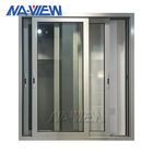 広東省NAVIEWの新しい設計映像の安いアルミニウム二重ガラス スライディング ウインドウおよびドアの価格 サプライヤー
