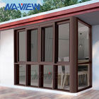 広東省NAVIEWの価格6063はアルミニウム スライド ガラスのドアおよび窓を陽極酸化した サプライヤー