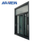 広東省NAVIEWのアルミニウム窓を滑らせる寝室によって染められる価格の設計黒のドア サプライヤー