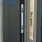 広東省NAVIEWのアルミニウム窓を滑らせる寝室によって染められる価格の設計黒のドア サプライヤー