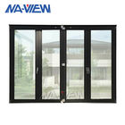 広東省NAVIEWの灰の黒の安売り価格のアルミニウム スライディング ウインドウ システム窓はホテルのアパートのために利用できる サプライヤー