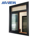 二重掛けられた窓を滑らせる広東省NAVIEWの黒のアルミニウム垂直 サプライヤー