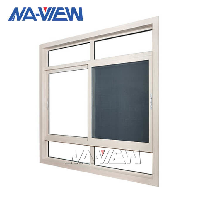 広東省NAVIEWアルミニウムWindowsおよびドアのアルミニウム二重ガラス スライディング ウインドウ サプライヤー