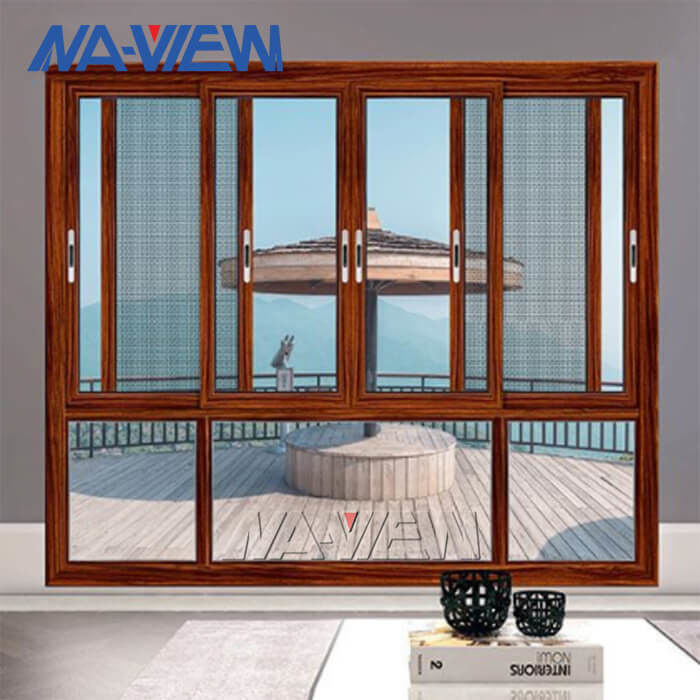 広東省NAVIEWの住宅の内部はオフィスDiyのための良質アルミニウム スライド ガラス ドアを絶縁した サプライヤー