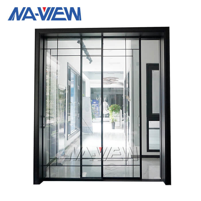 広東省NAVIEWの新しい設計フランス アルミニウム プロフィールの内部の大きいガラス引き戸 サプライヤー